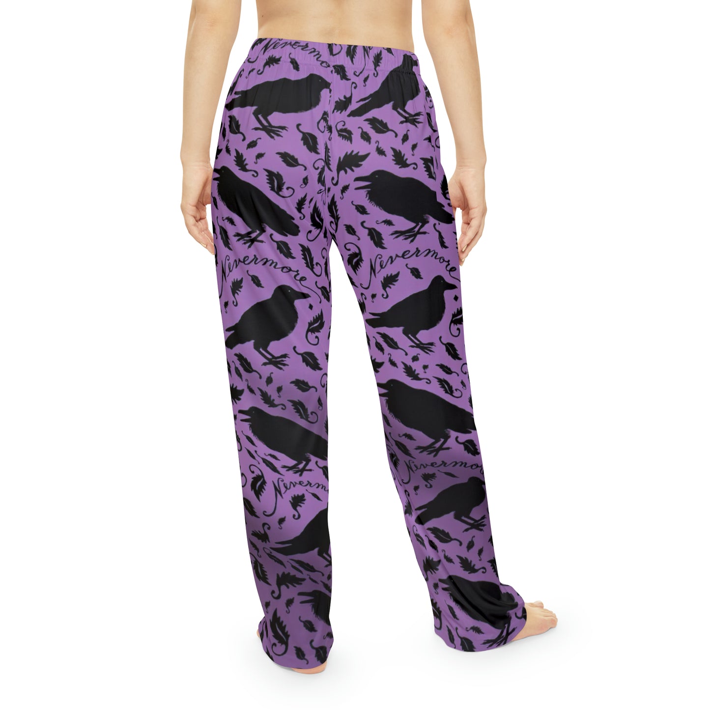 Gothic Crows Nevermore - Women's Pajama Pants (AOP)